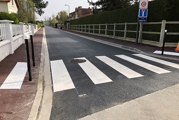 Réfection complète de voirie et trottoir à La Queue En Brie(94)