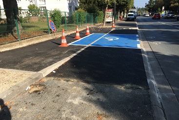 Réfection de places de stationnement et création d'une place PMR à Limeil Brévannes(94)